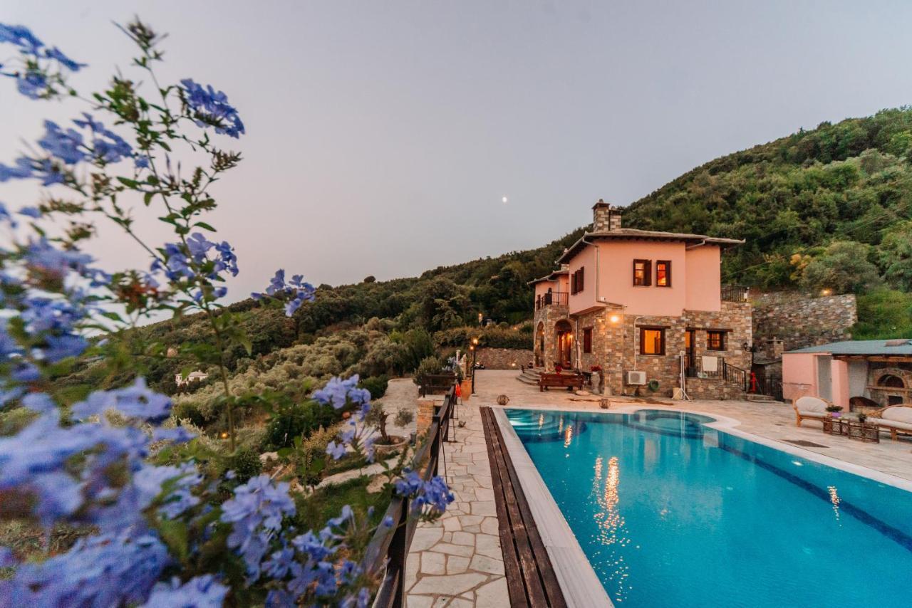 Elysian Luxury Villa Pelion Tsagkarada Exterior foto