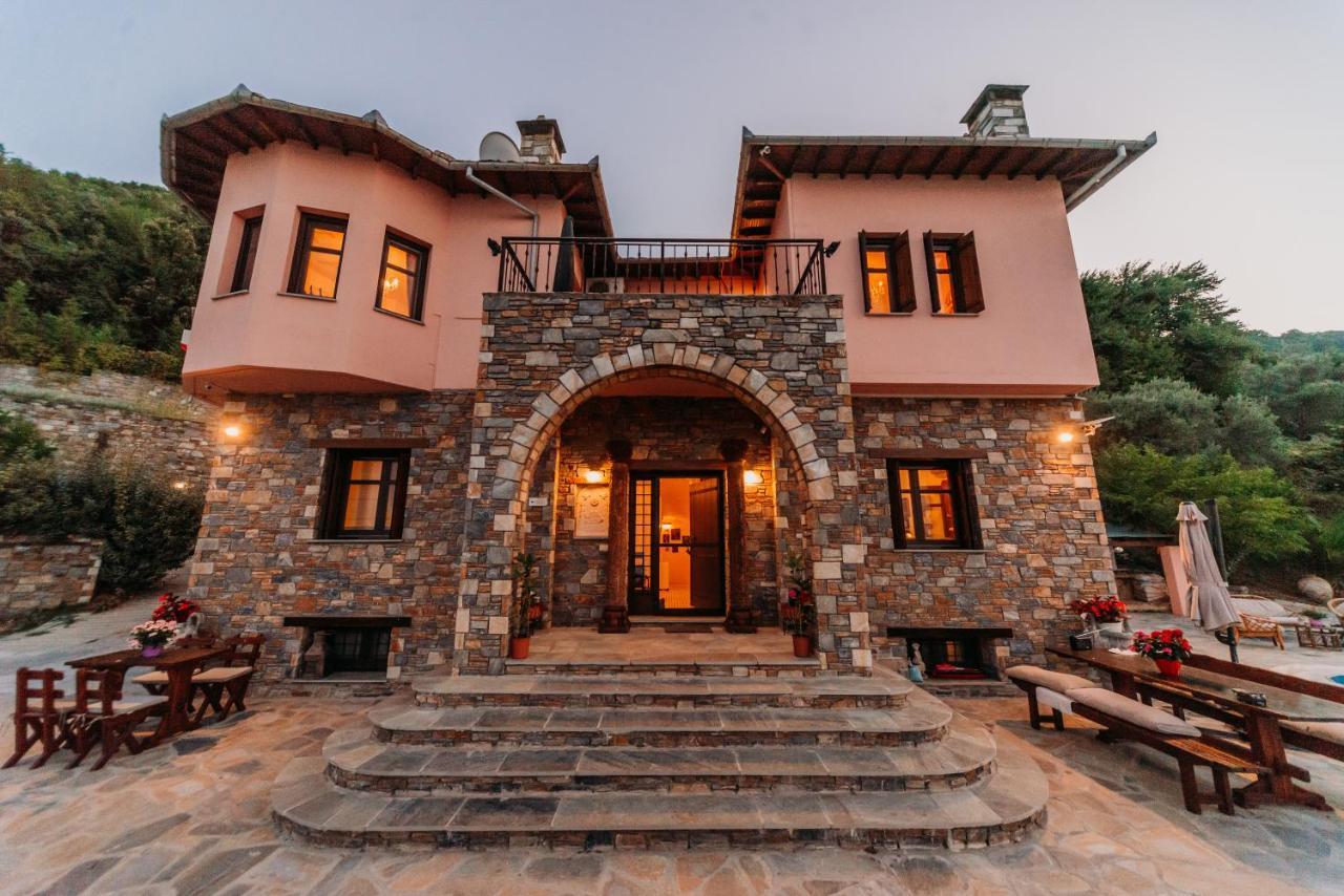 Elysian Luxury Villa Pelion Tsagkarada Exterior foto