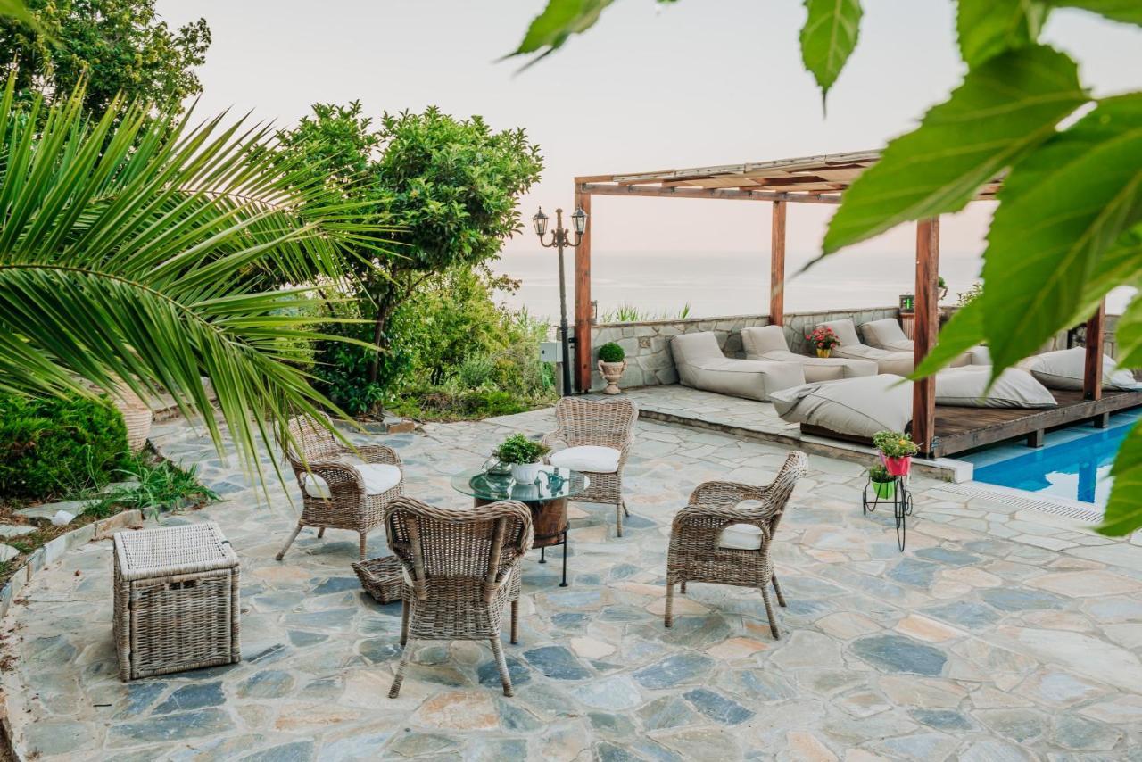 Elysian Luxury Villa Pelion Tsagkarada Exterior foto