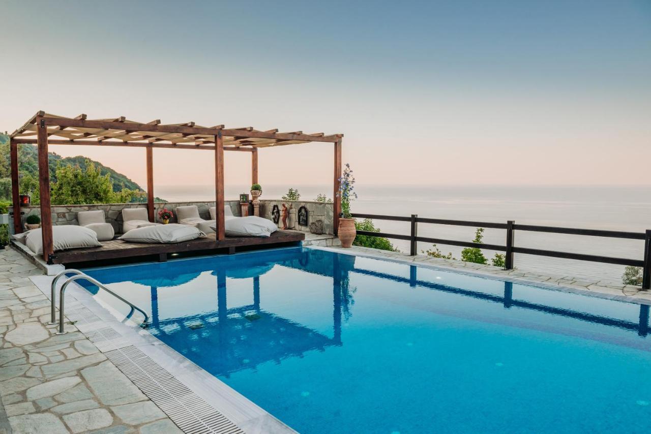 Elysian Luxury Villa Pelion Tsagkarada Exterior foto